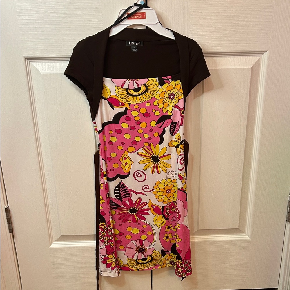 Colorful Floral Women's Dress size 7 In girl